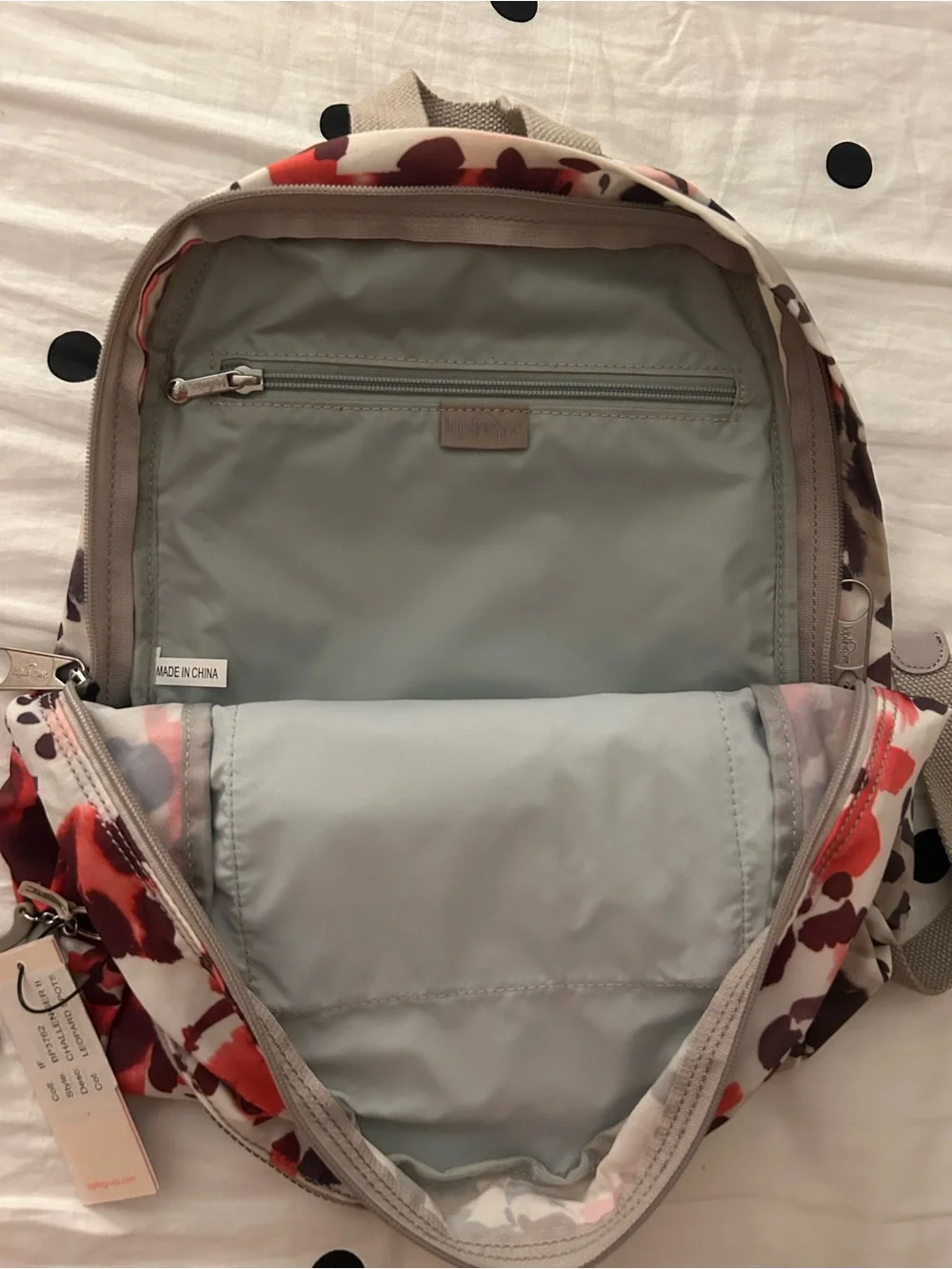 Kipling Challenger II Leopard Spots Backpack